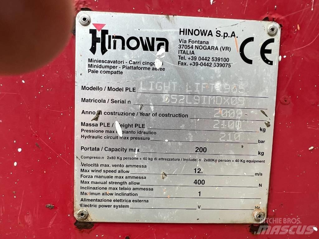 Hinowa LIGHLIFT 1965 Elevadores braços articulados