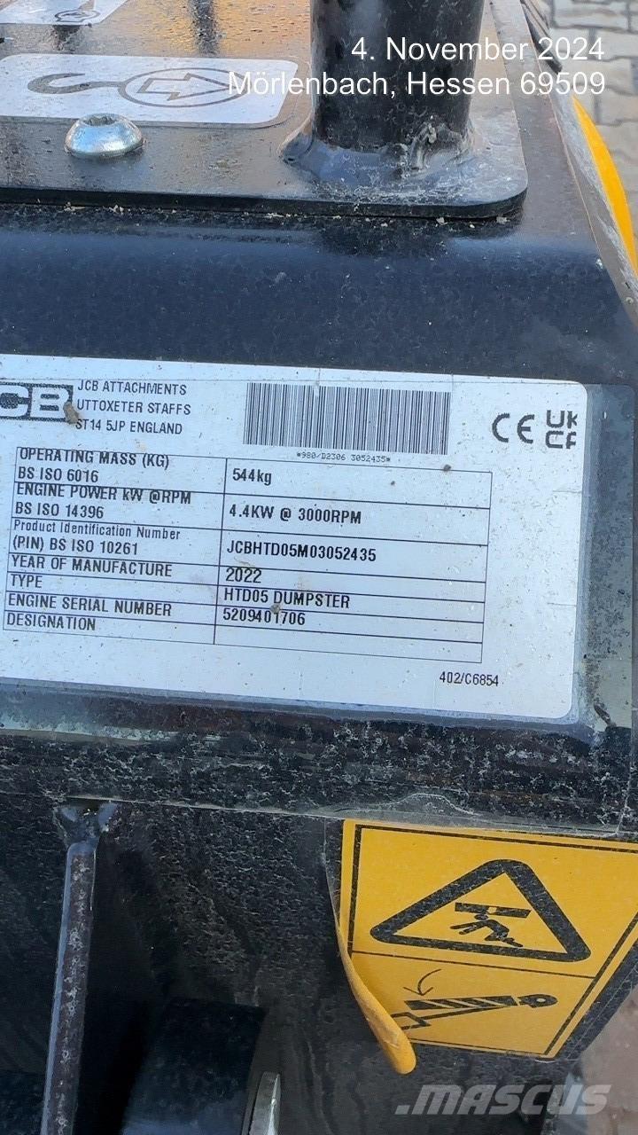 JCB HTD5 Dumpers de obras