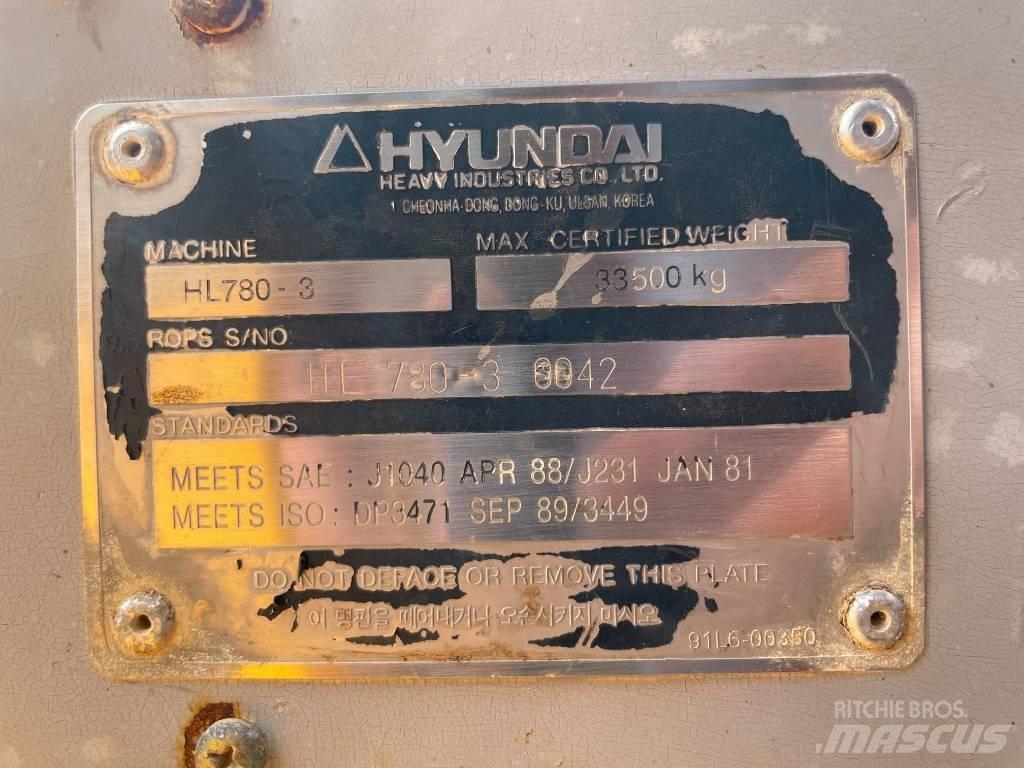 Hyundai HL 780-3 A Pás carregadoras de rodas