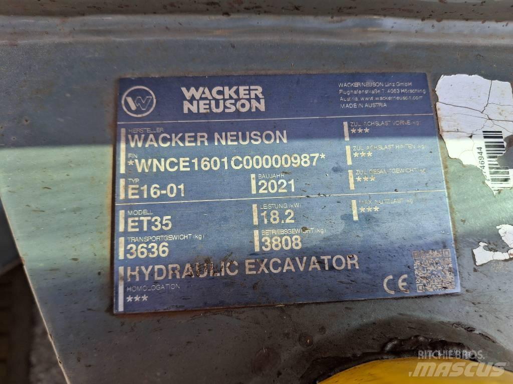 Wacker Neuson ET35 Escavadoras de rastos