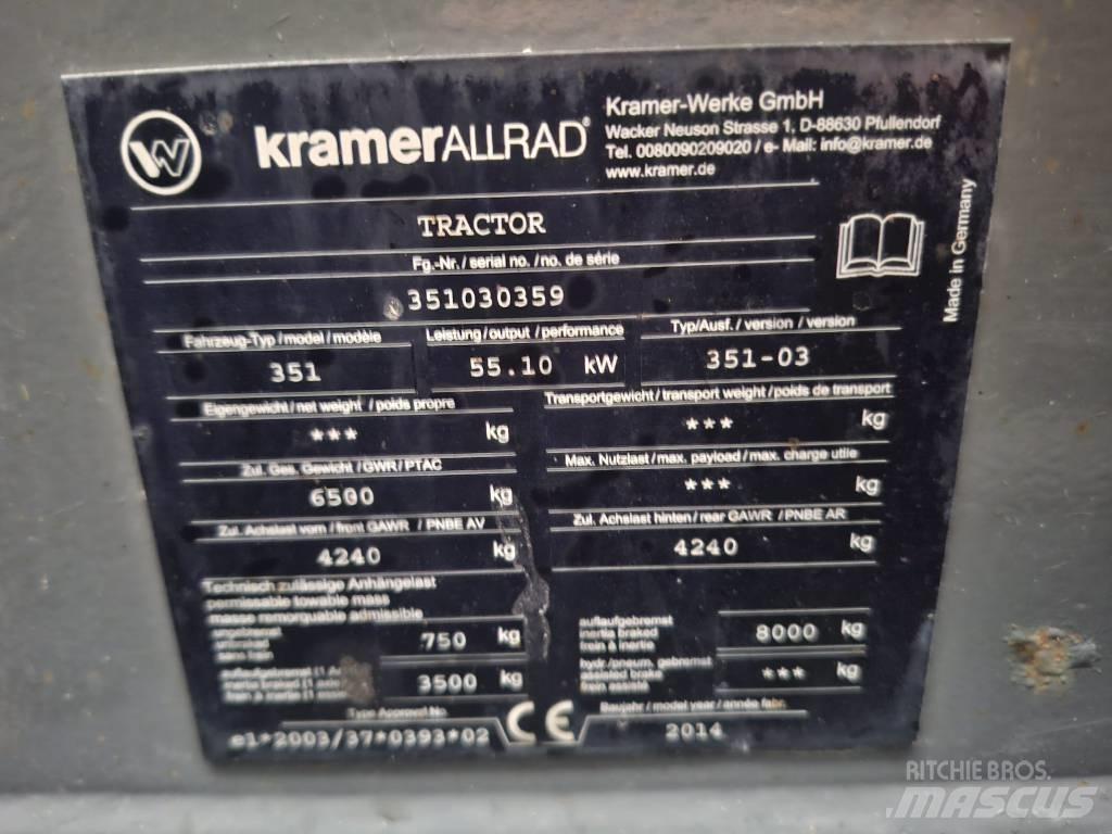 Kramer 580 Pás carregadoras de rodas