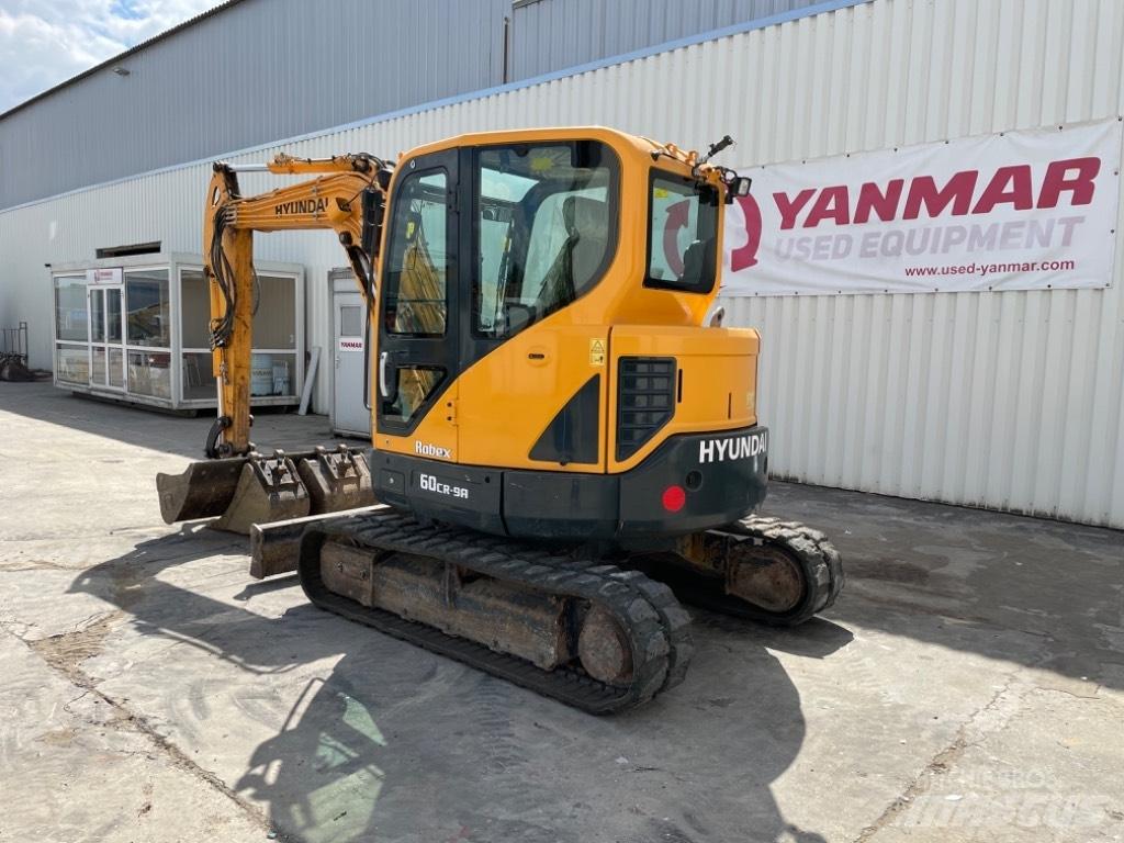 Hyundai R60 CR9A Mini Escavadoras <7t