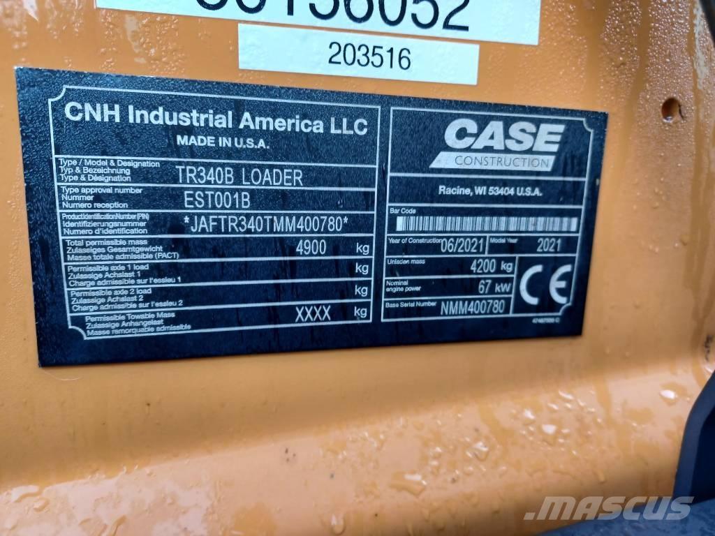 CASE TR 340 Carregadoras de direcção deslizante