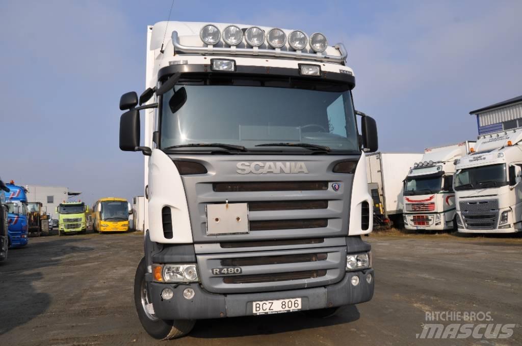 Scania R480LB6X2MNB Camiões de caixa fechada