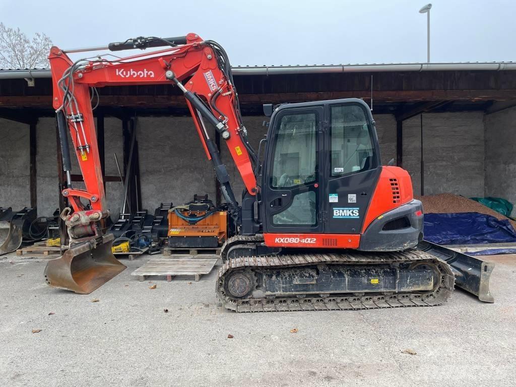 Kubota KX 080-4a2 Escavadoras Midi 7t - 12t