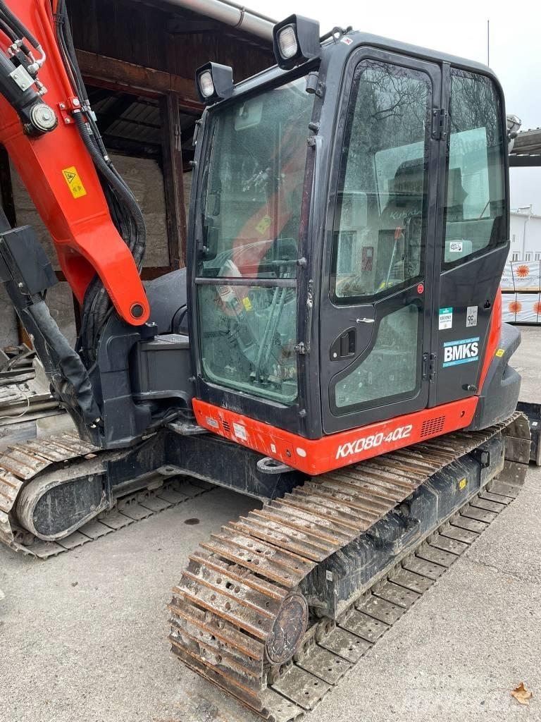 Kubota KX 080-4a2 Escavadoras Midi 7t - 12t