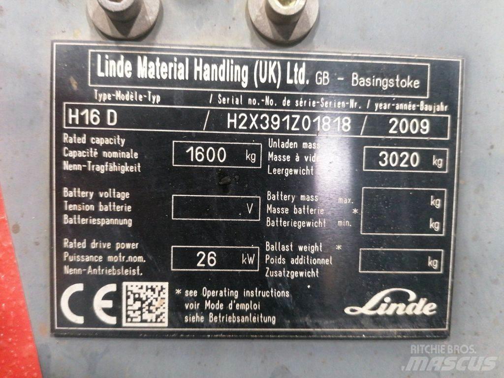 Linde H16D Empilhadores Diesel