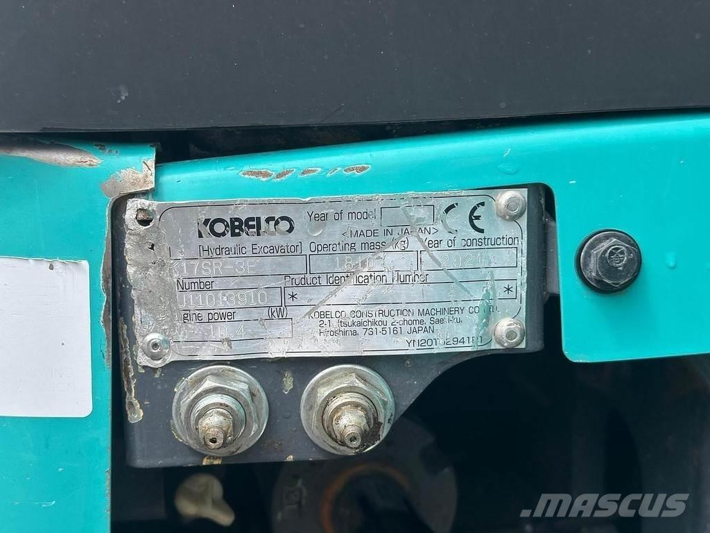 Kobelco SK17SR Mini Escavadoras <7t