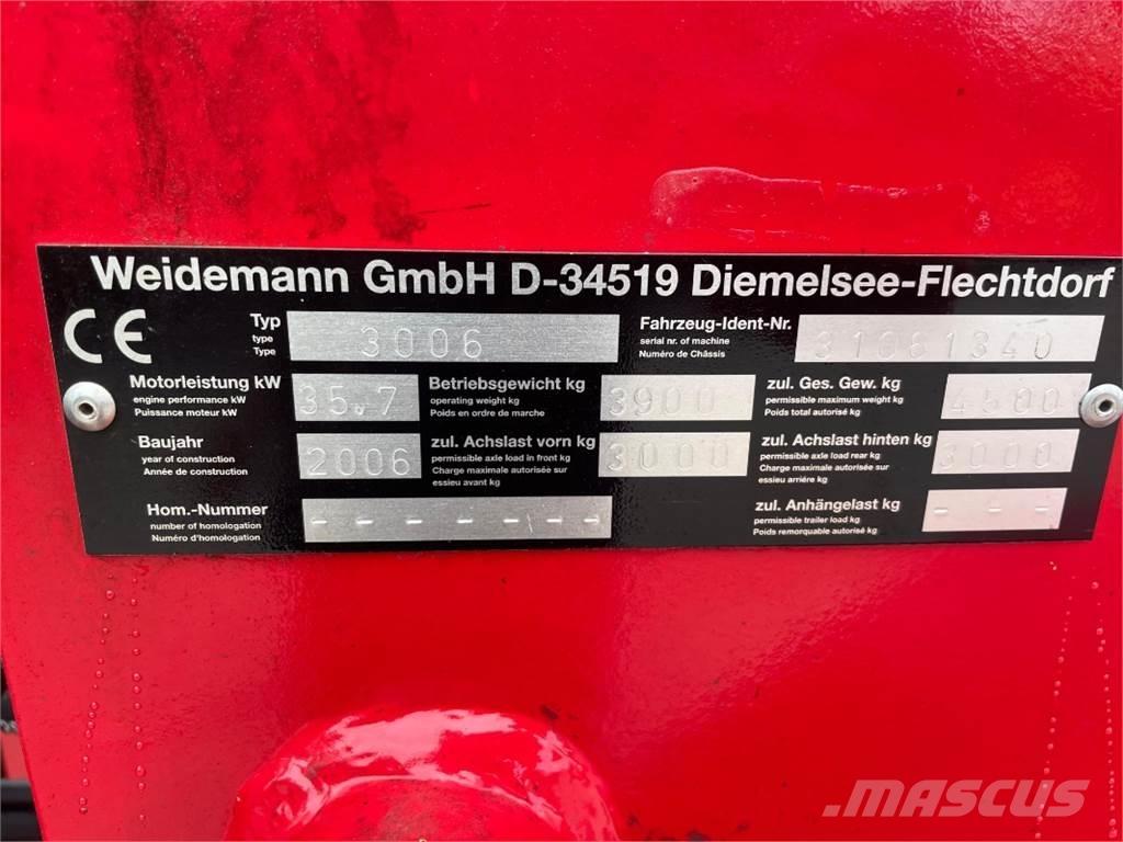 Weidemann 3006 Pás carregadoras de rodas
