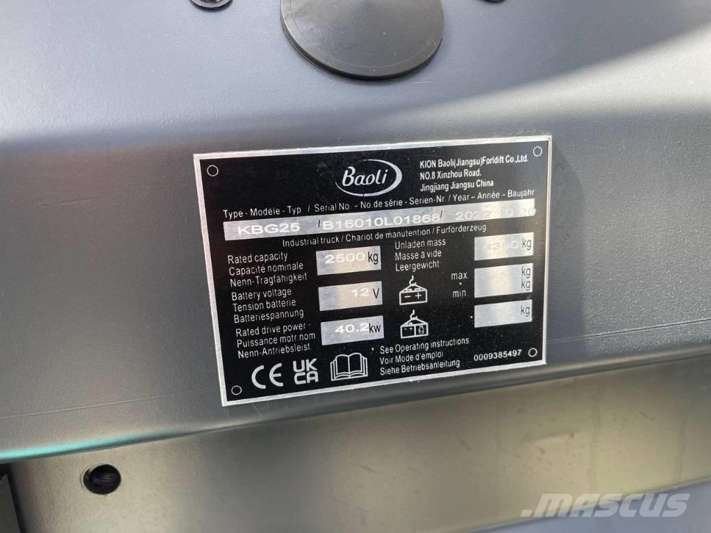 Baoli KBG 25 Empilhadores a gás
