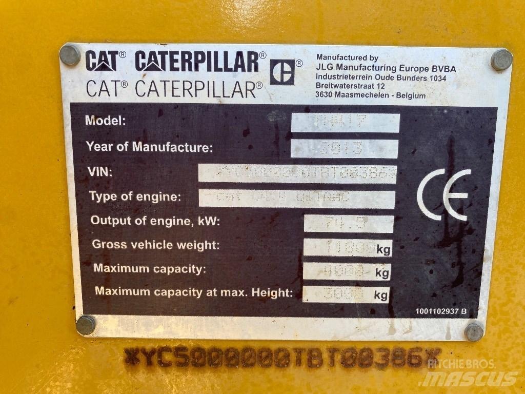 CAT TH 417 Manipuladores telescópicos