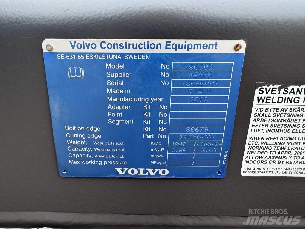 Volvo 2.6m GP Bucket Baldes