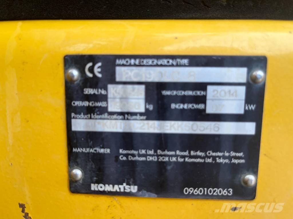 Komatsu PC 190 LC-8 Escavadoras de rastos