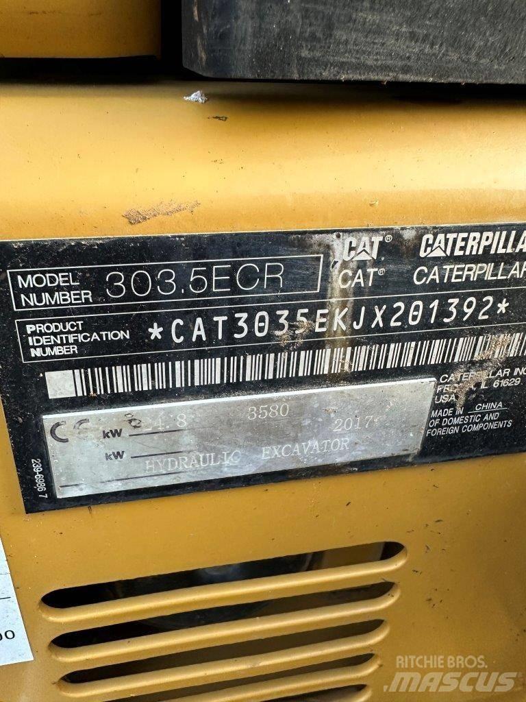 CAT 303.5 E CR Mini Escavadoras <7t