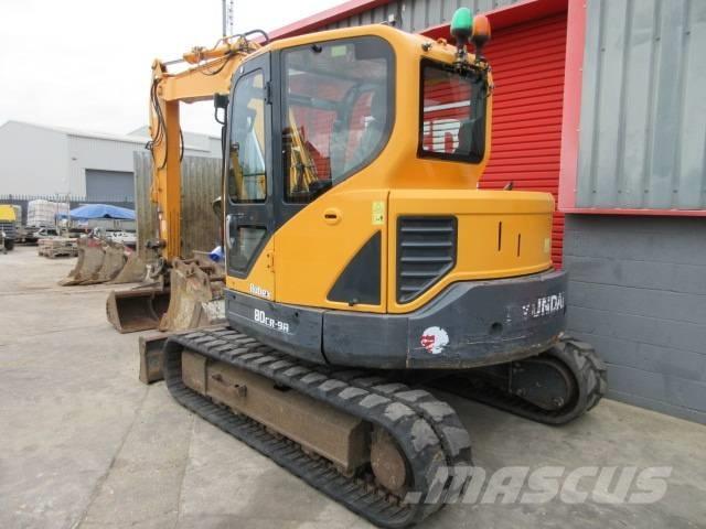 Hyundai R 80 CR-9A Escavadoras Midi 7t - 12t