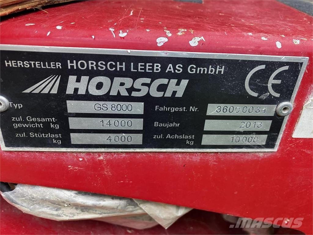 Horsch GS 8000 Pulverizadores rebocados