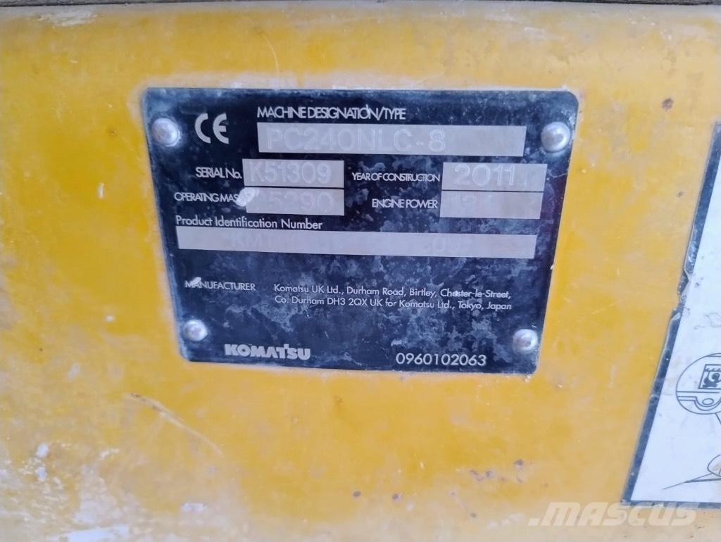 Komatsu PC 240 NLC-8 Escavadoras de rastos