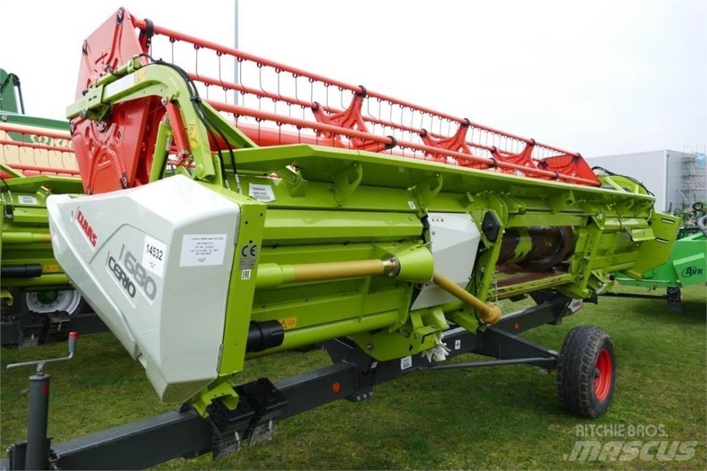 CLAAS Cerio 680 Cabeças de ceifeiras
