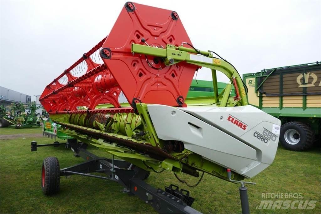 CLAAS Cerio 680 Cabeças de ceifeiras