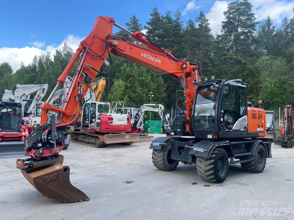 Hitachi ZX 140 W-6 Escavadoras de rodas