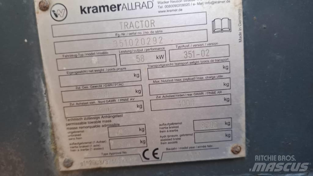 Kramer 480 Pás carregadoras de rodas