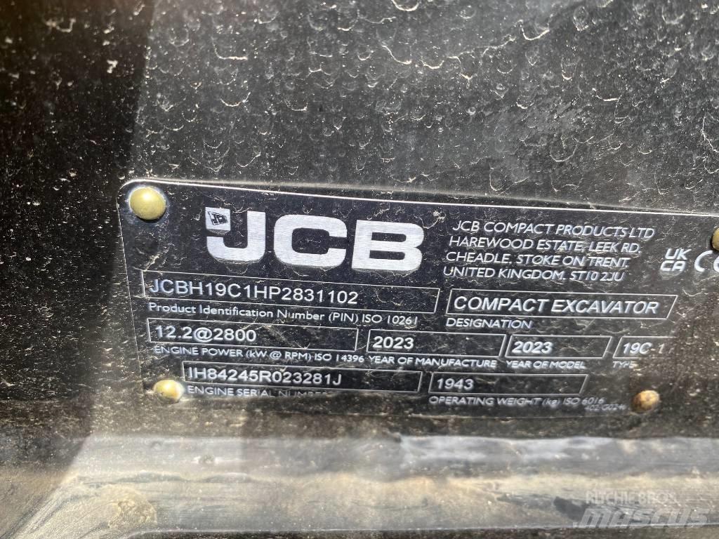 JCB 19 C-1 Mini Escavadoras <7t