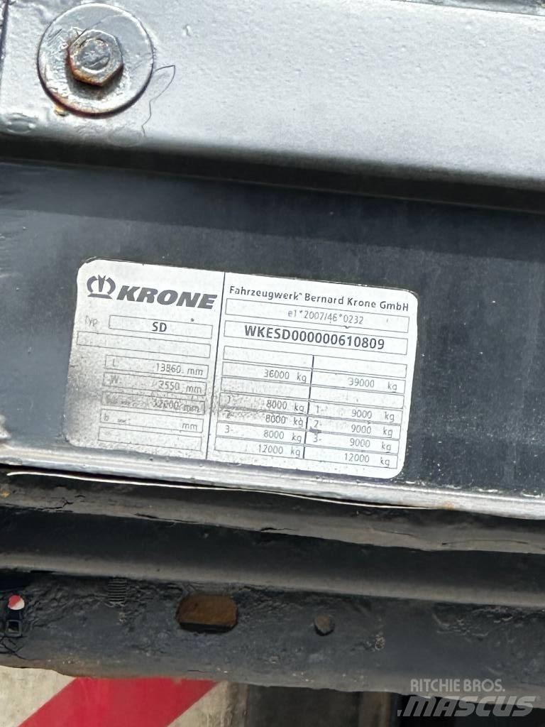 Krone SD Semi Reboques estrado/caixa aberta