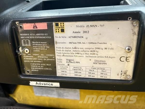Hyster J2.5XN Empilhadores eléctricos