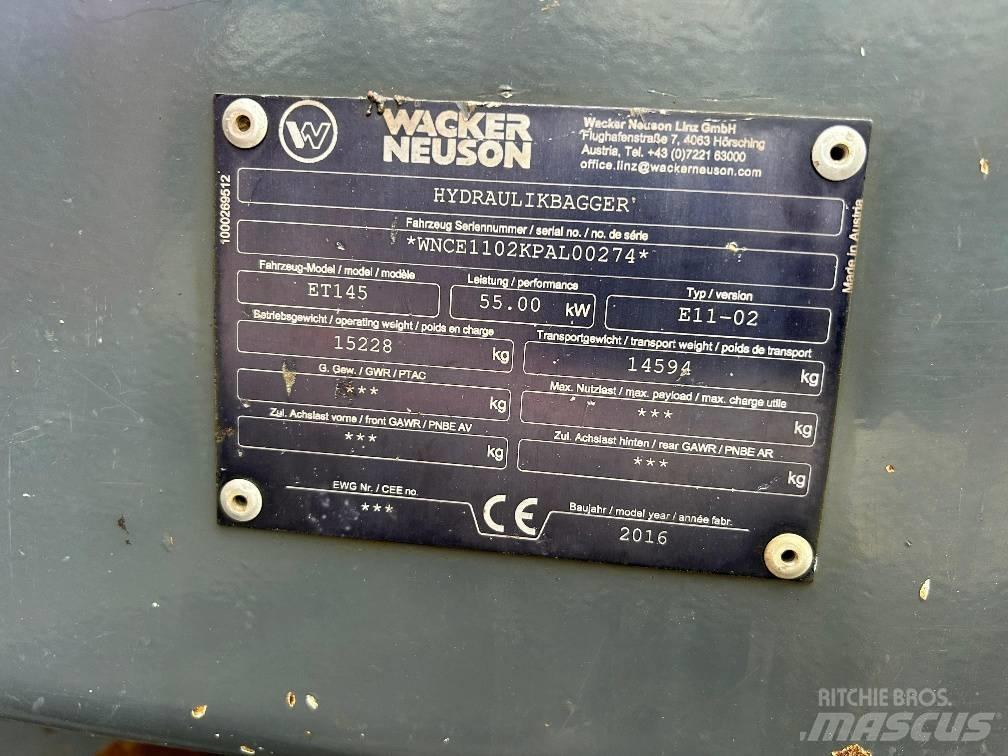 Neuson ET145 Escavadoras de rastos