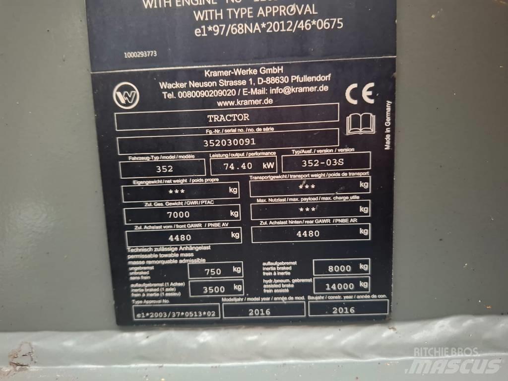 Kramer 8105 Pás carregadoras de rodas