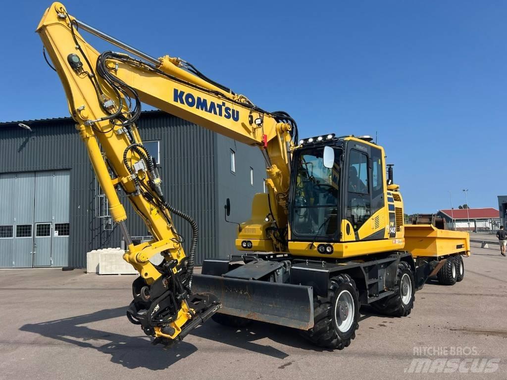 Komatsu PW148-11 Escavadoras de rodas