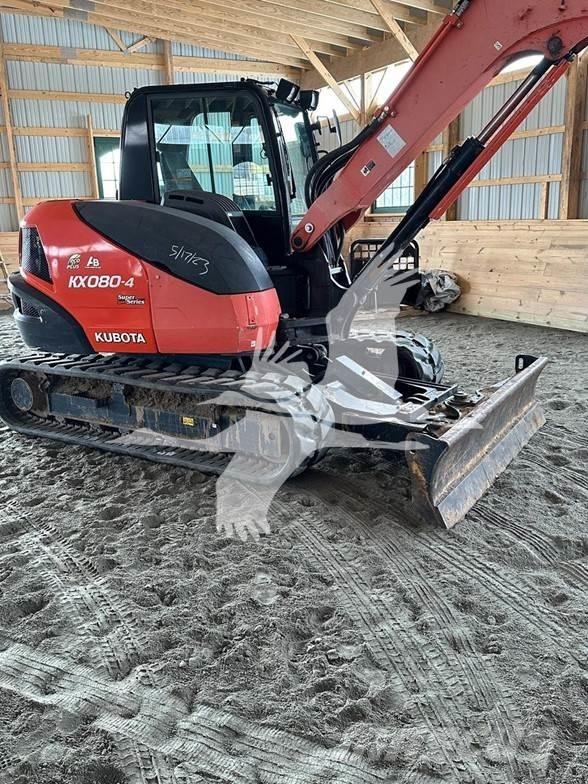 Kubota KX080-4 Escavadoras de rastos
