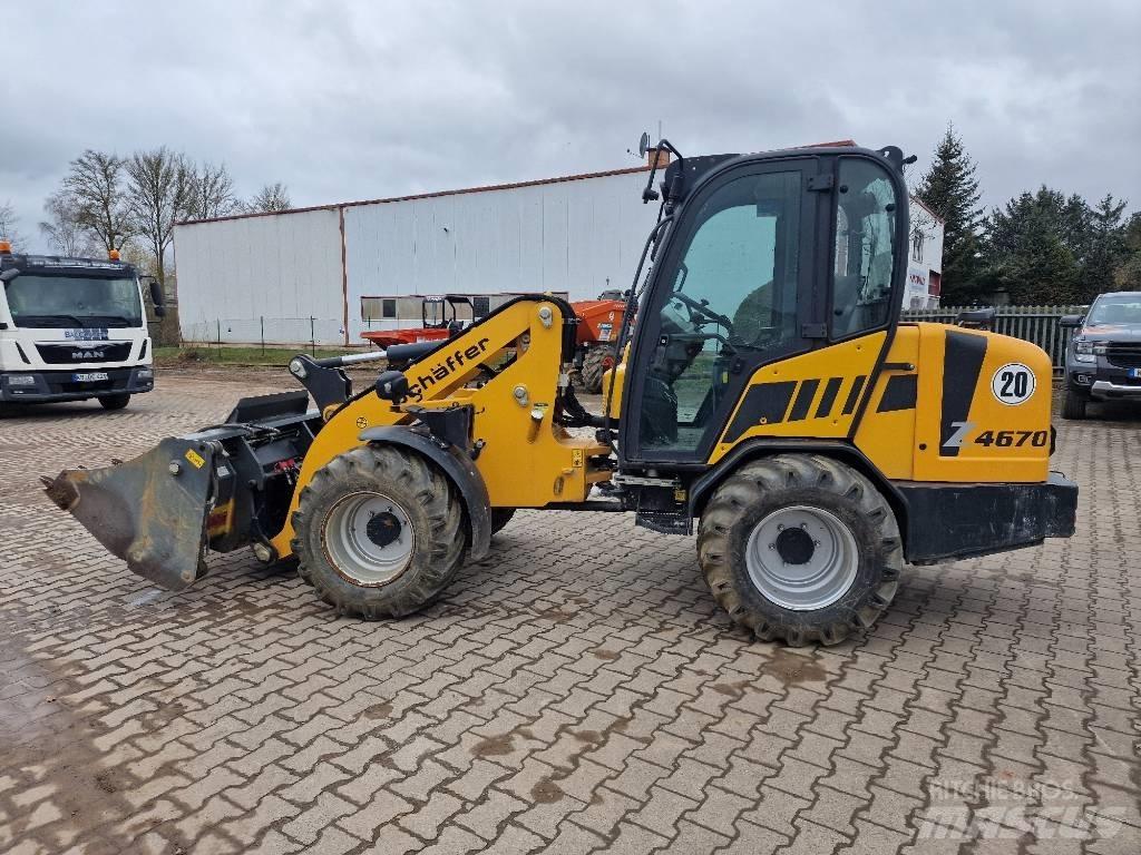 Schäffer 4670Z Pás carregadoras de rodas
