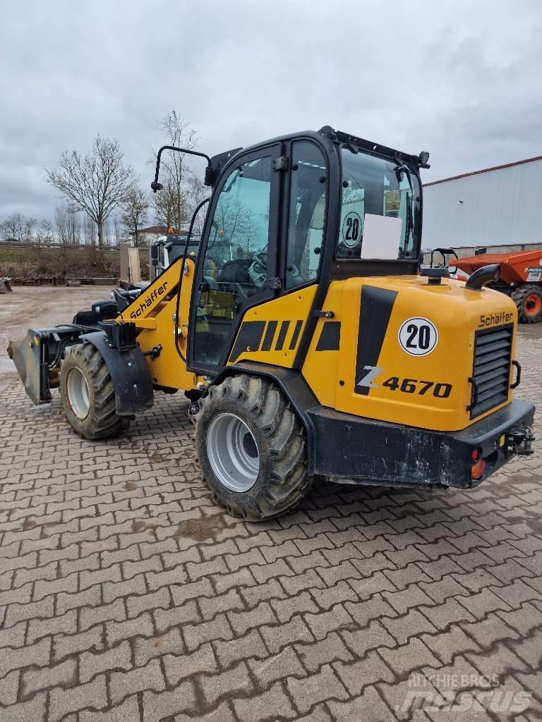 Schäffer 4670Z Pás carregadoras de rodas