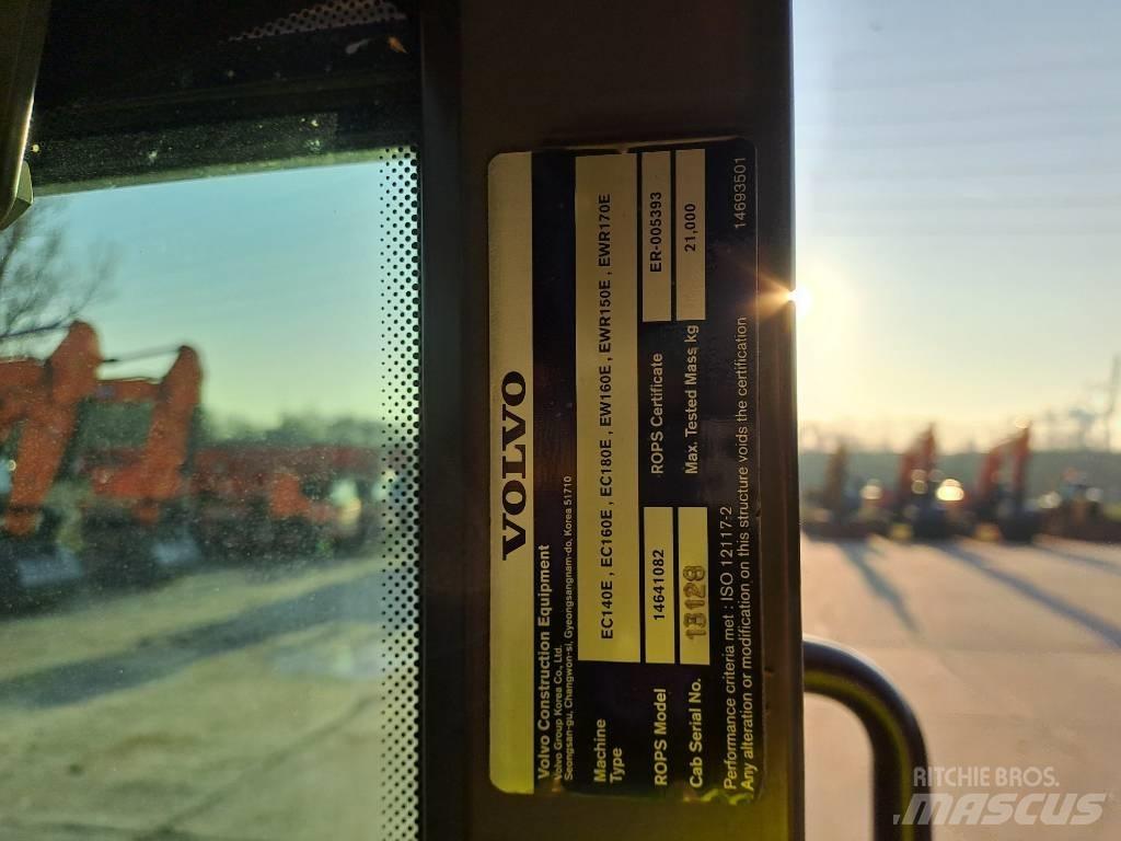 Volvo EW160E Escavadoras de rodas