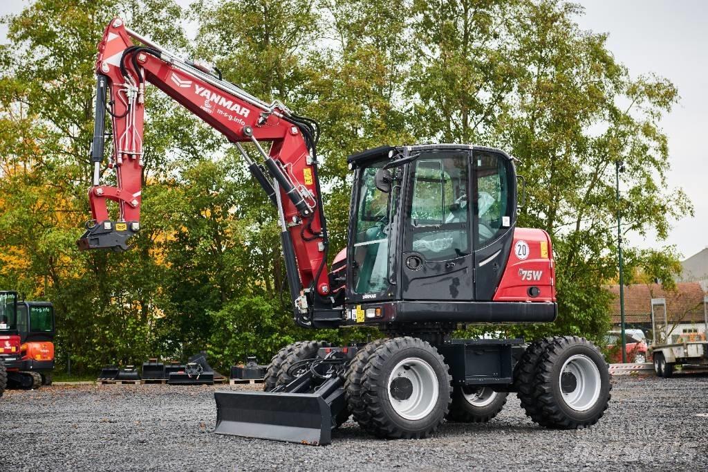Yanmar B 75 W Escavadoras de rodas