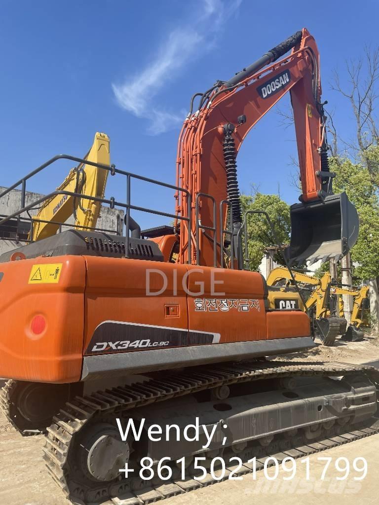 Doosan DX 340 Escavadoras Midi 7t - 12t