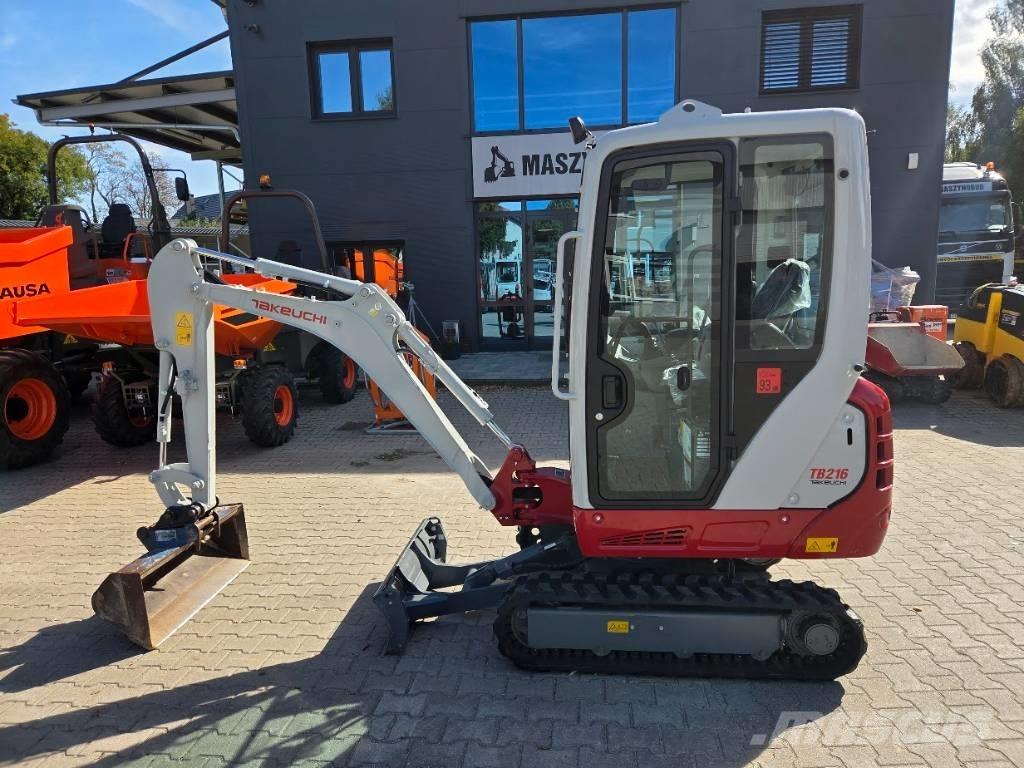 Takeuchi TB216 V0 Mini Escavadoras <7t