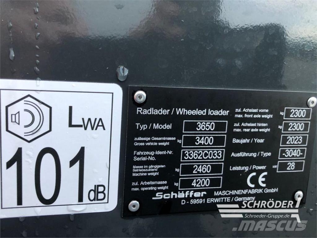 Schäffer 3650 Mini carregadoras