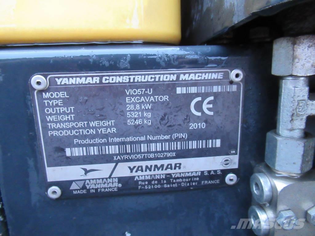 Yanmar Vio 57-U Mini Escavadoras <7t
