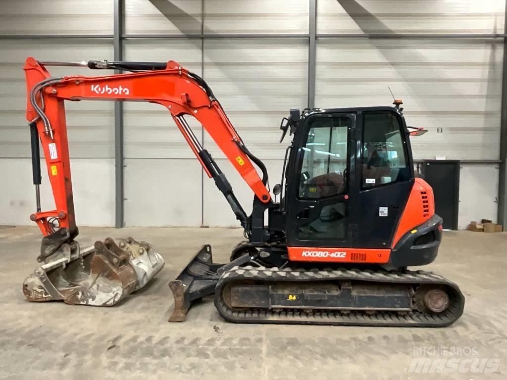 Kubota KX 080-4 A 2 Escavadoras Midi 7t - 12t