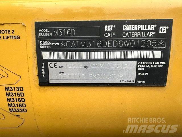 CAT CAT M316D Escavadoras de rodas