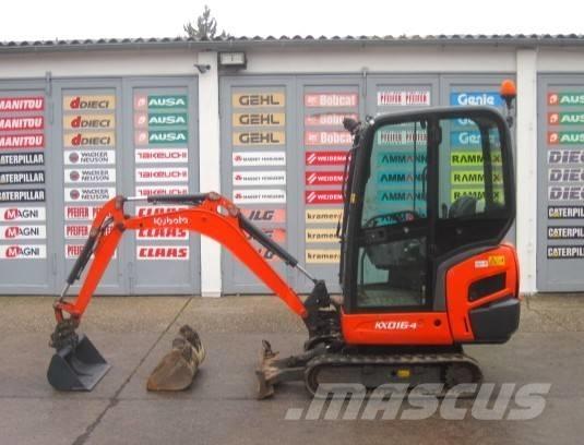 Kubota KX016-4 Mini Escavadoras <7t