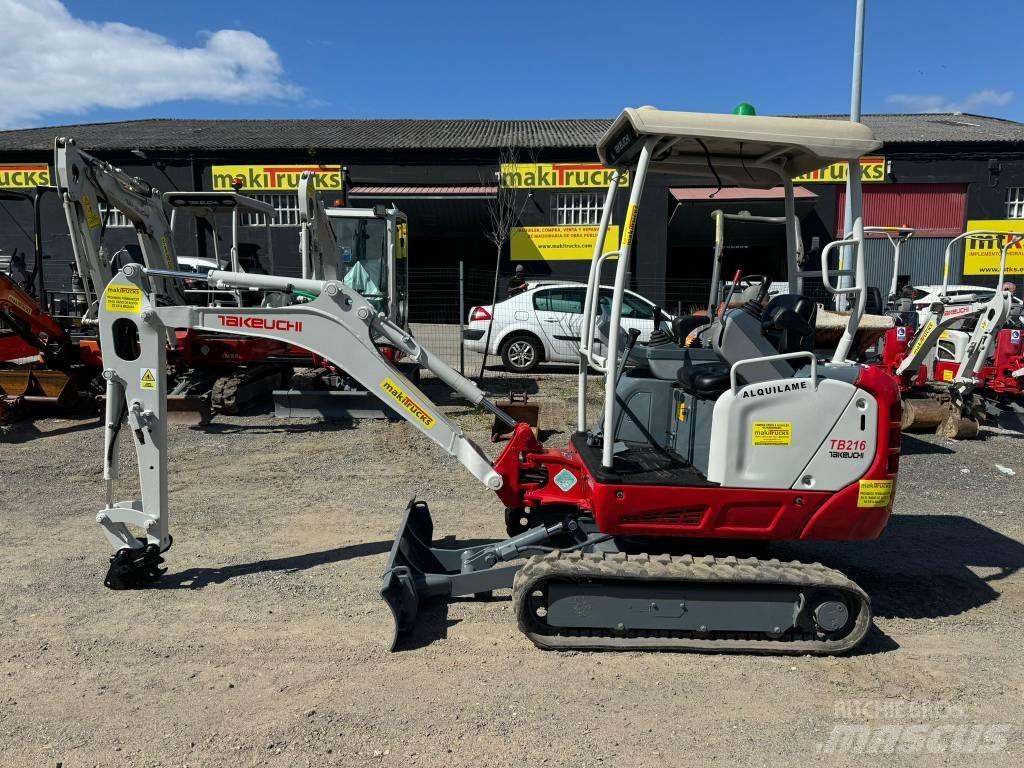 Takeuchi TB 216 Mini Escavadoras <7t