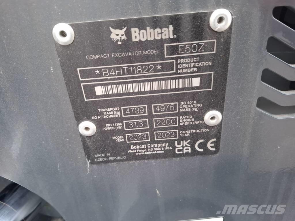 Bobcat E 50z Mini Escavadoras <7t
