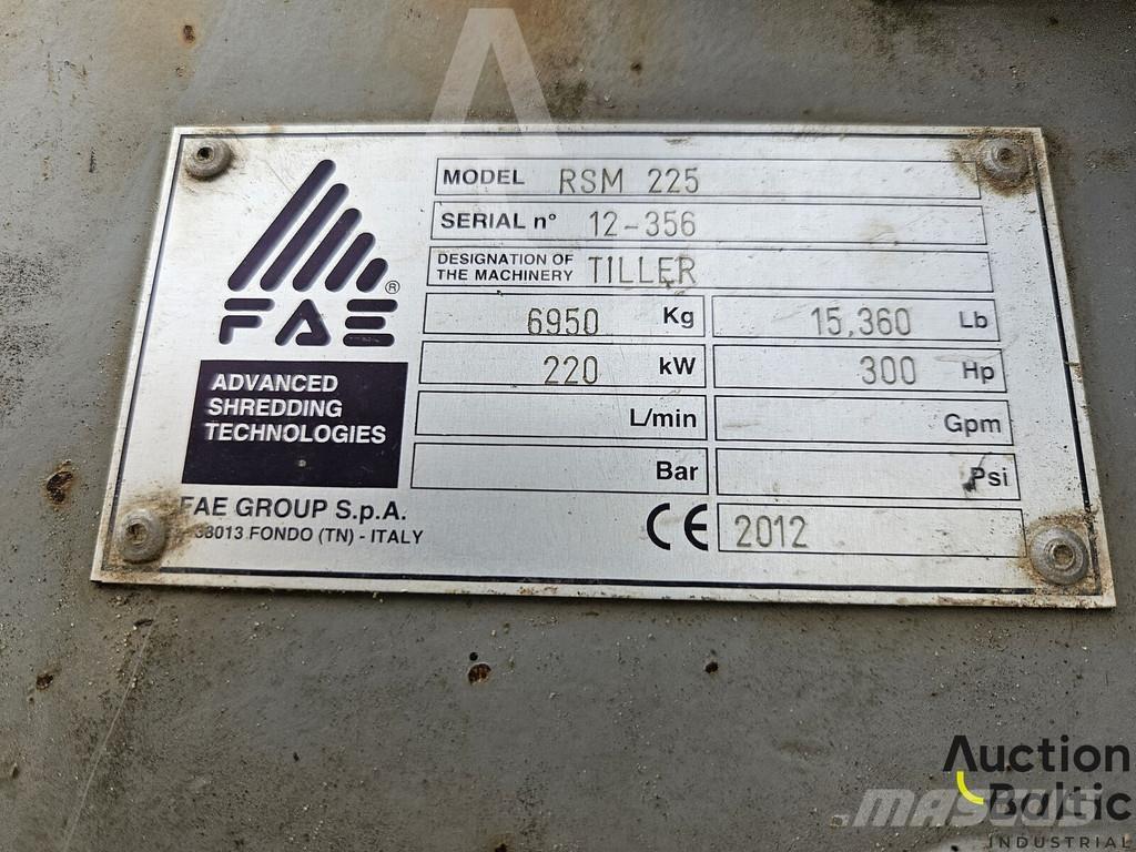 FAE RSM 225 Outros equipamentos de forragem e ceifa