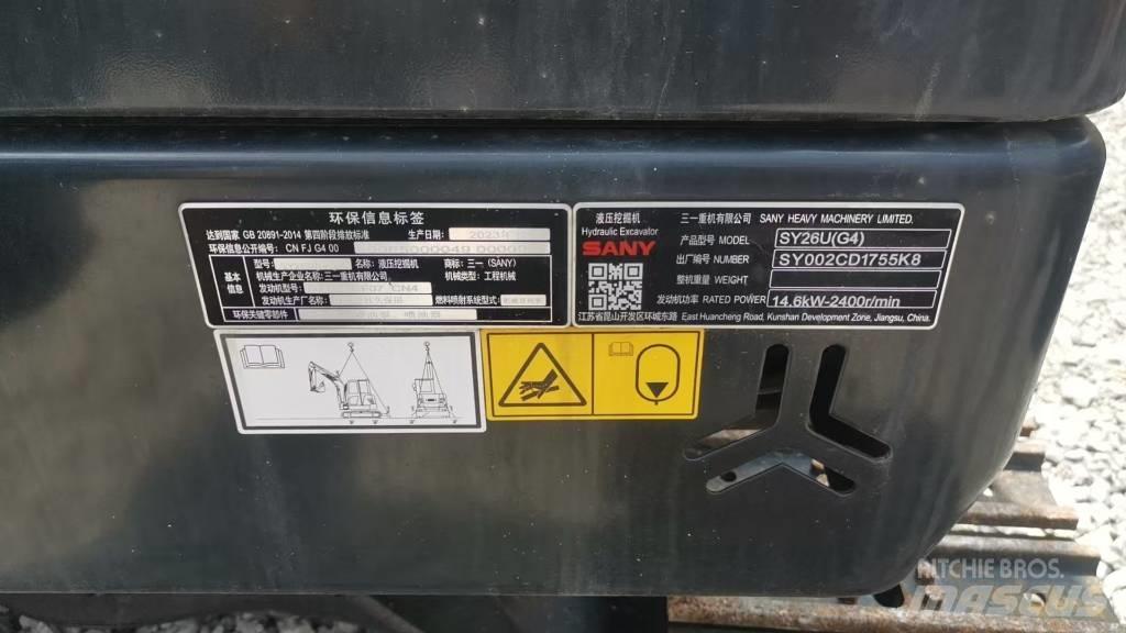 Sany SY 26 C Escavadoras de rastos