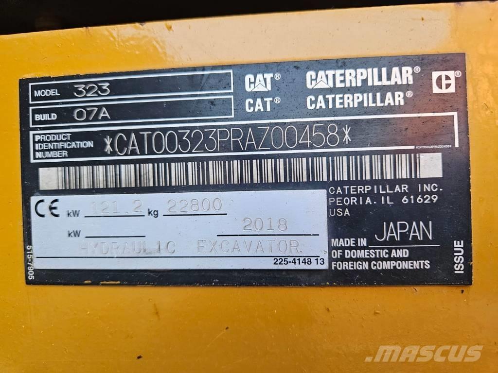 CAT 323 Escavadoras de rastos