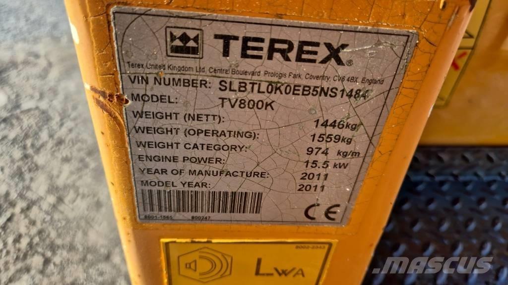 Terex TV 800 Cilindros Compactadores tandem