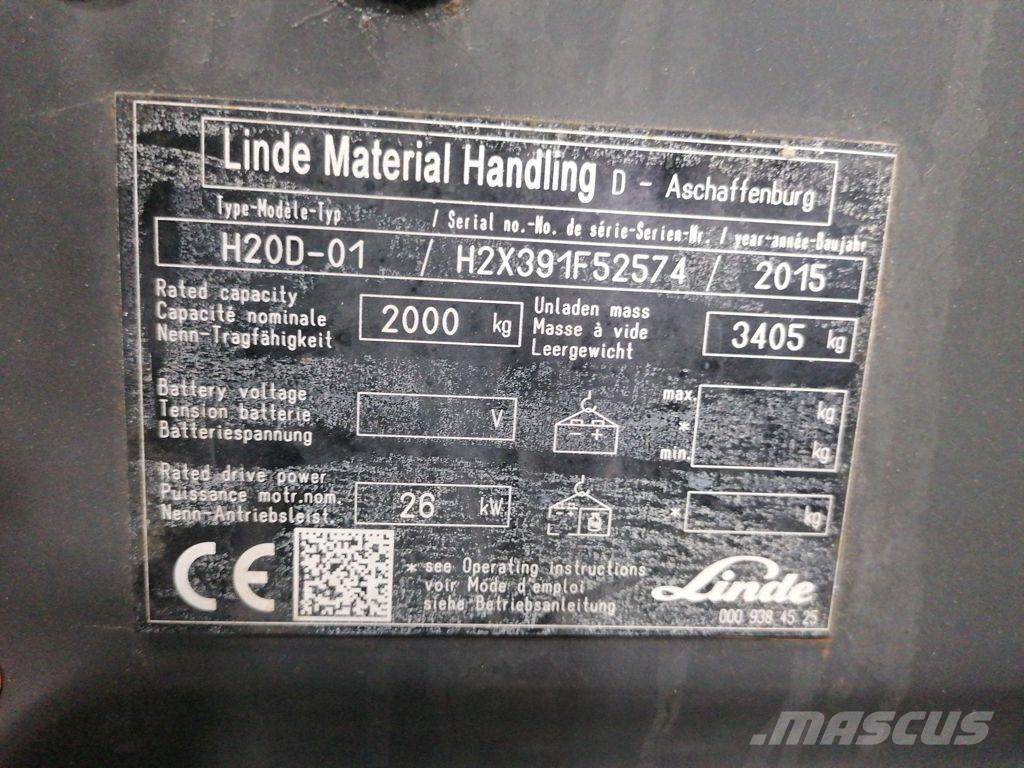 Linde H20D-01 Empilhadores Diesel